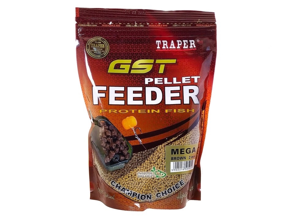 PELLET TRAPER GST 2 MM 500 G GROUNDBAIT