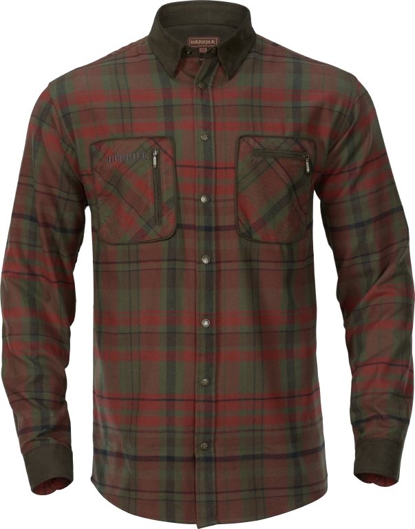 РУБАШКА HÄRKILA PAJALA RED AUTUMN CHECK