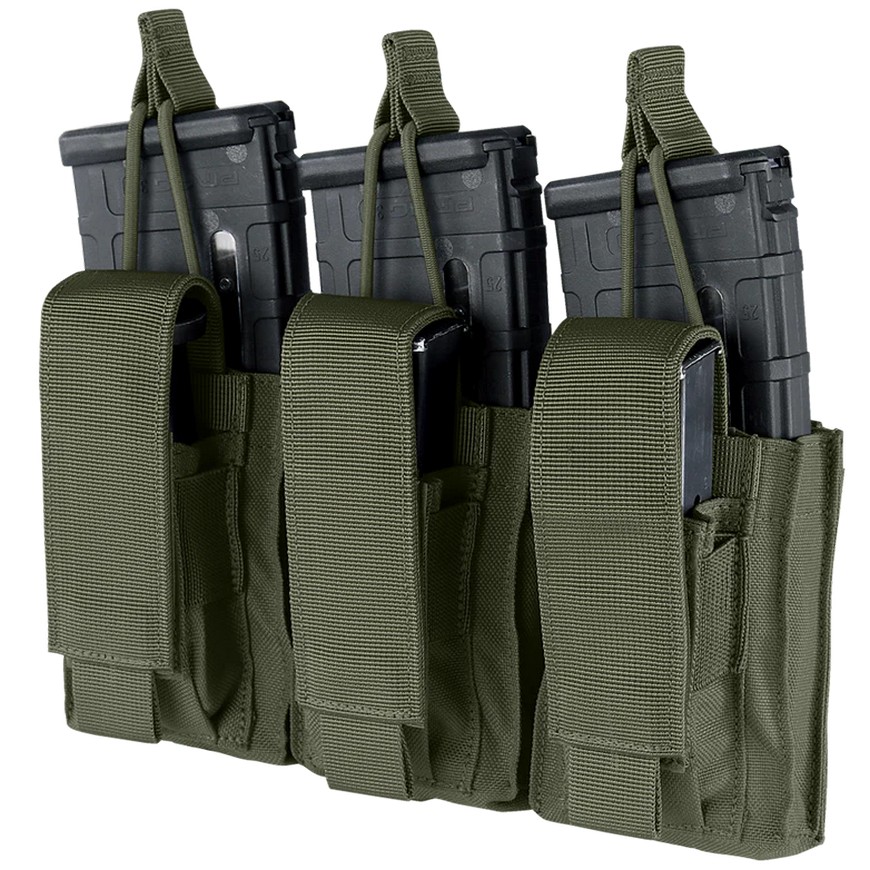 КАРМАН ДЛЯ МАГАЗИНА CONDOR TRIPLE KANGAROO MAG POUCH GEN II RANGER GREEN