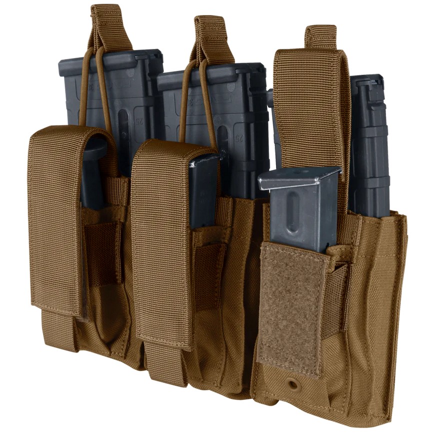 КАРМАН ДЛЯ МАГАЗИНА CONDOR TRIPLE KANGAROO MAG POUCH GEN II COYOTE BROWN