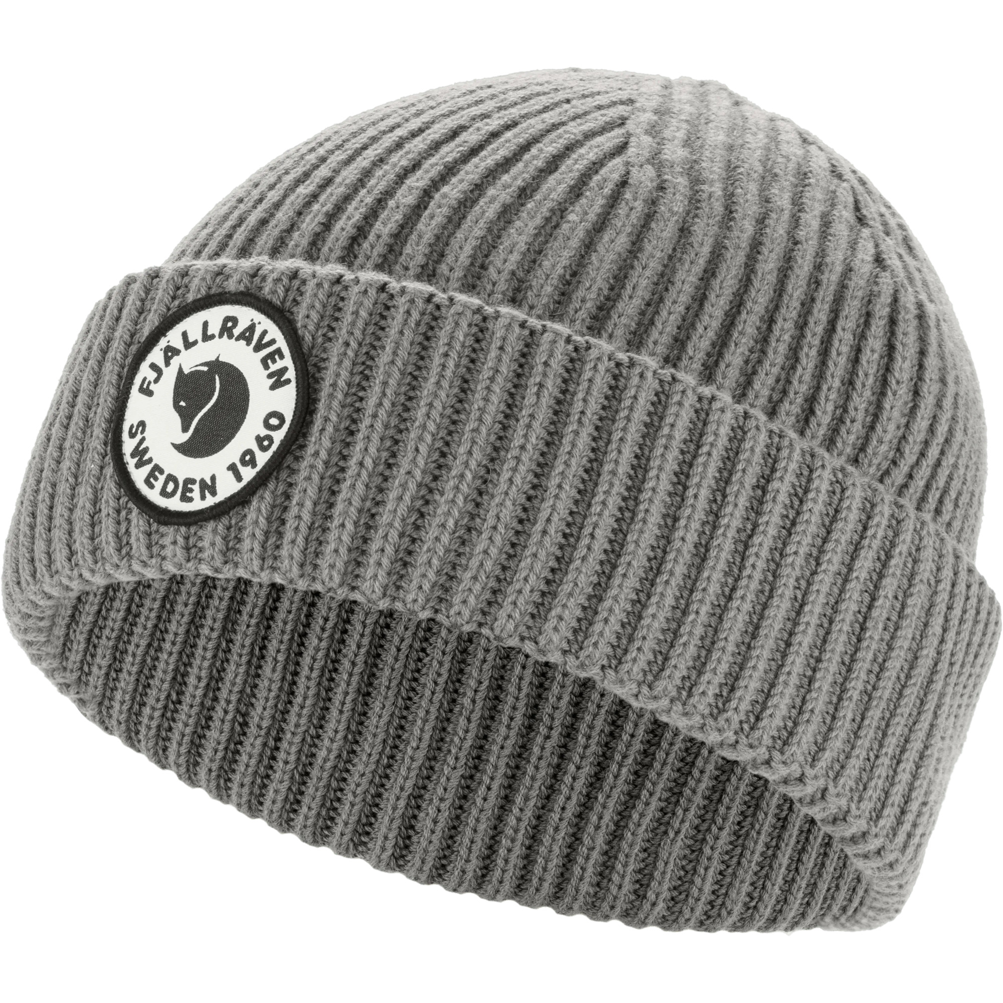 FJÄLLRÄVEN 1960 LITE LOGO HAT ШАПКА ИЗ МЕРИНОСОВОЙ ШЕРСТИ GREY