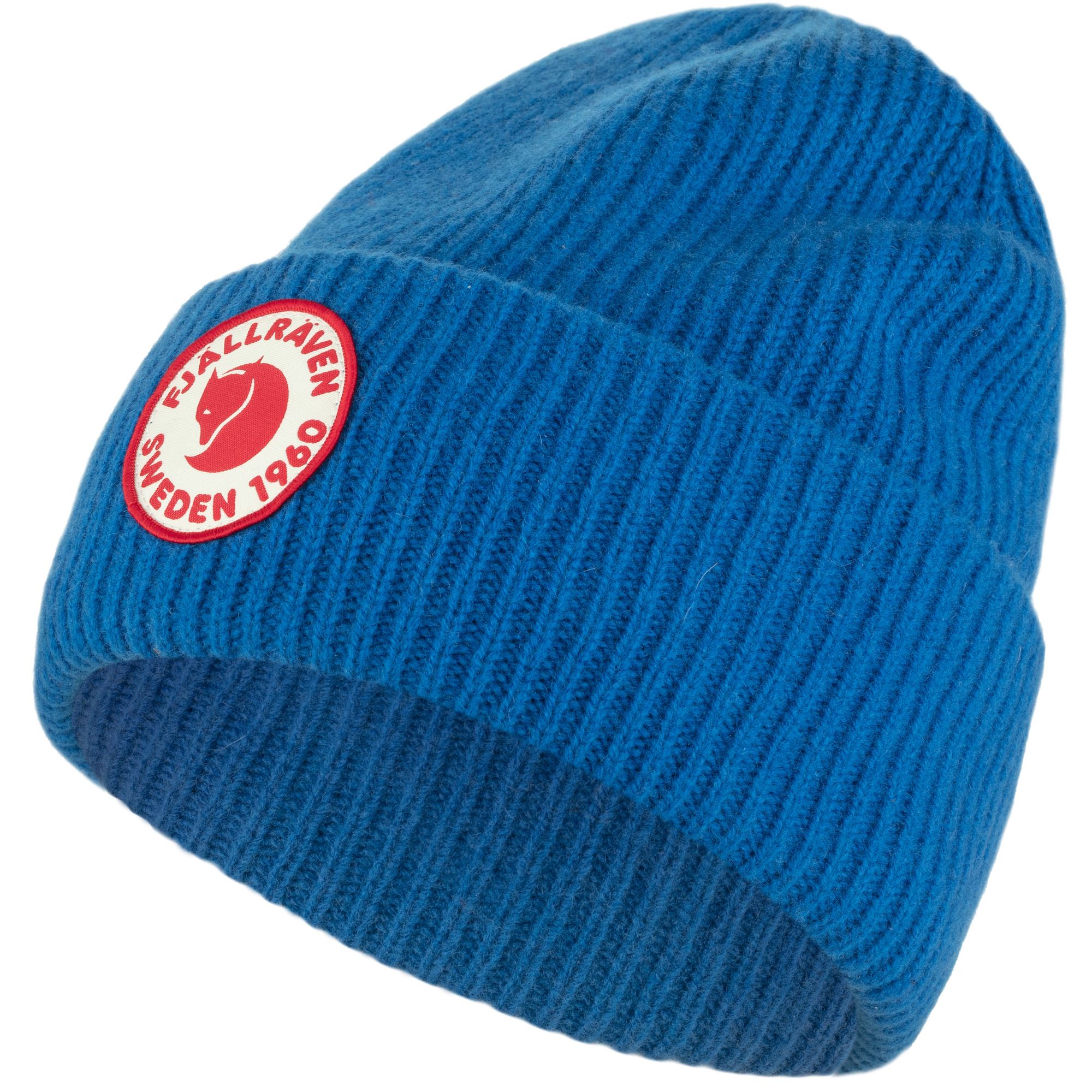 FJÄLLRÄVEN 1960 LOGO HAT ШЕРСТЯНАЯ ШАПКА ALPINE BLUE