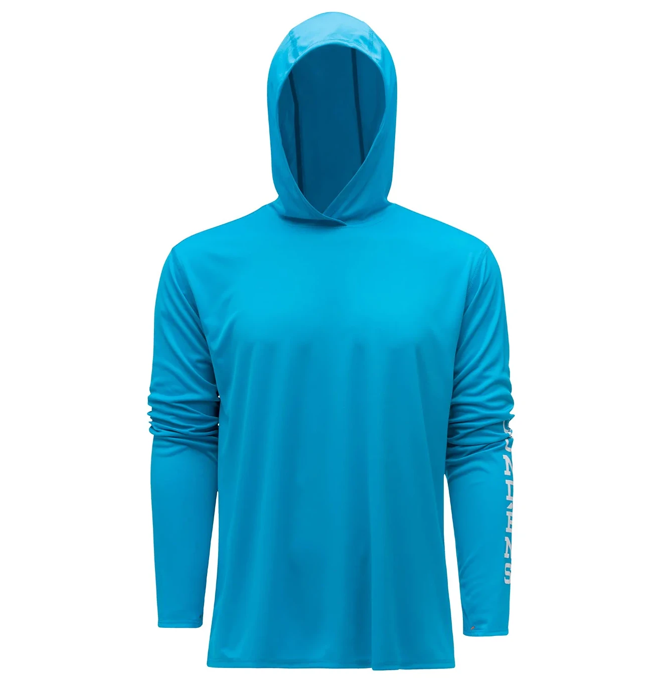 ФУТБОЛКА GRUNDÉNS TOUGH SUN HOODIE LS AZURE