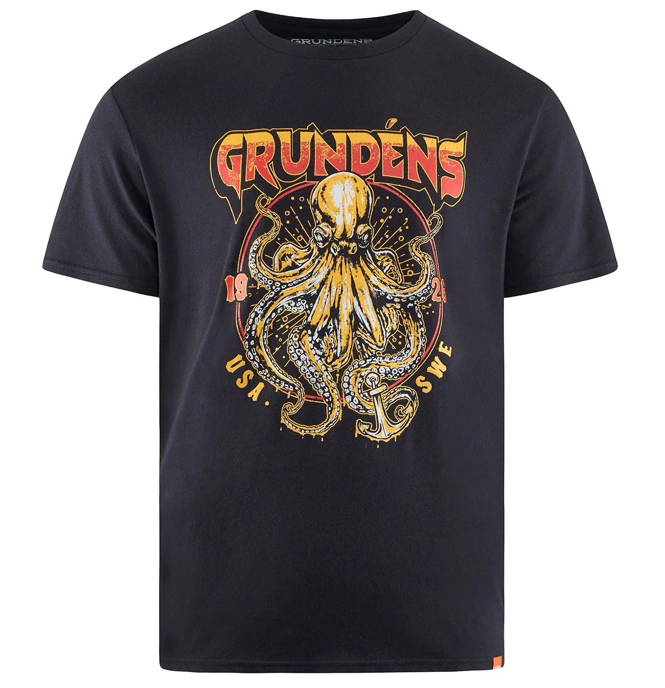 ФУТБОЛКА GRUNDENS ROCKTOPUS SS BLACK