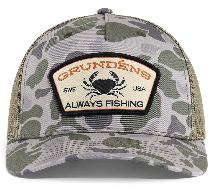 БЕЙСБОЛКА GRUNDENS ALWAYS FISHING TRUCKER LODEN