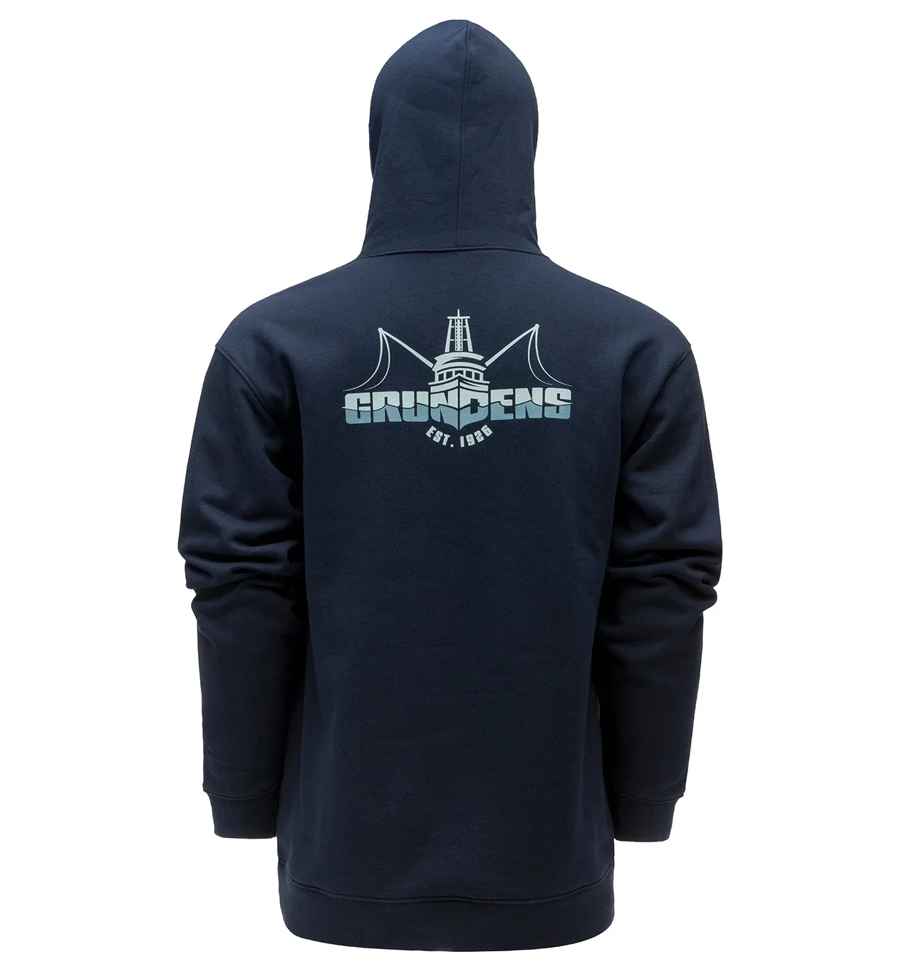 ХУДИ GRUNDENS LOGO BOAT HOODIE DARK NAVY