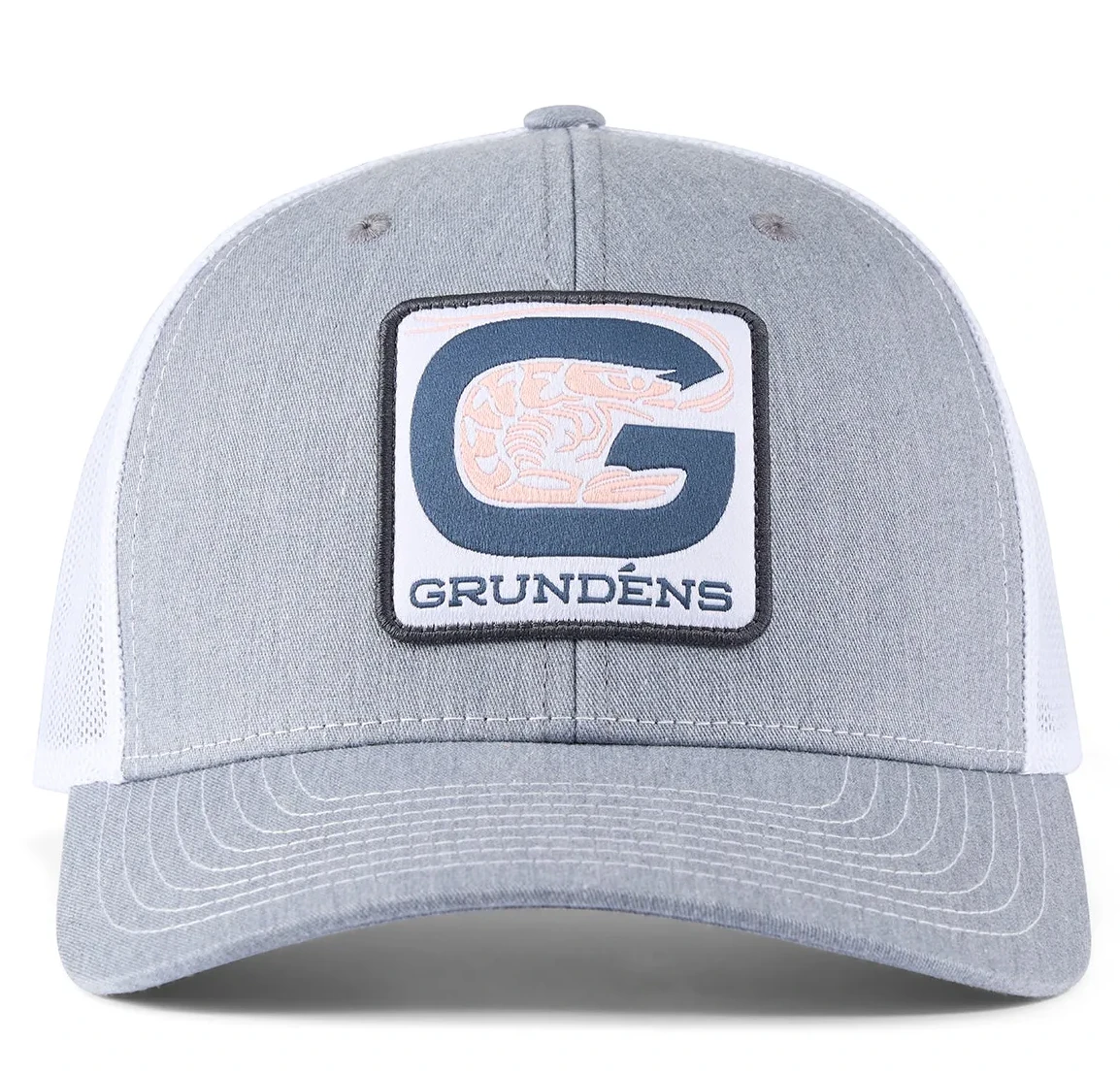 БЕЙСБОЛКА GRUNDENS G-SHRIMP TRUCKER HEATHER GREY