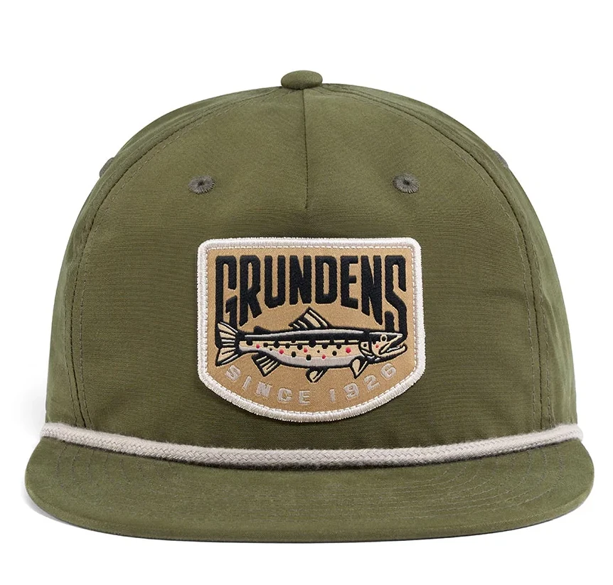 БЕЙСБОЛКА GRUNDENS TROUT PATCH ROPE TRUCKER LODEN