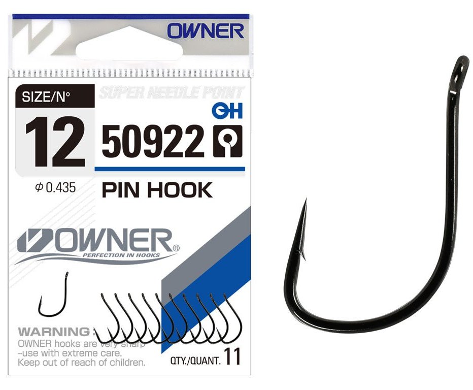 OWNER 50922 PIN HOOK BLACK CHROME