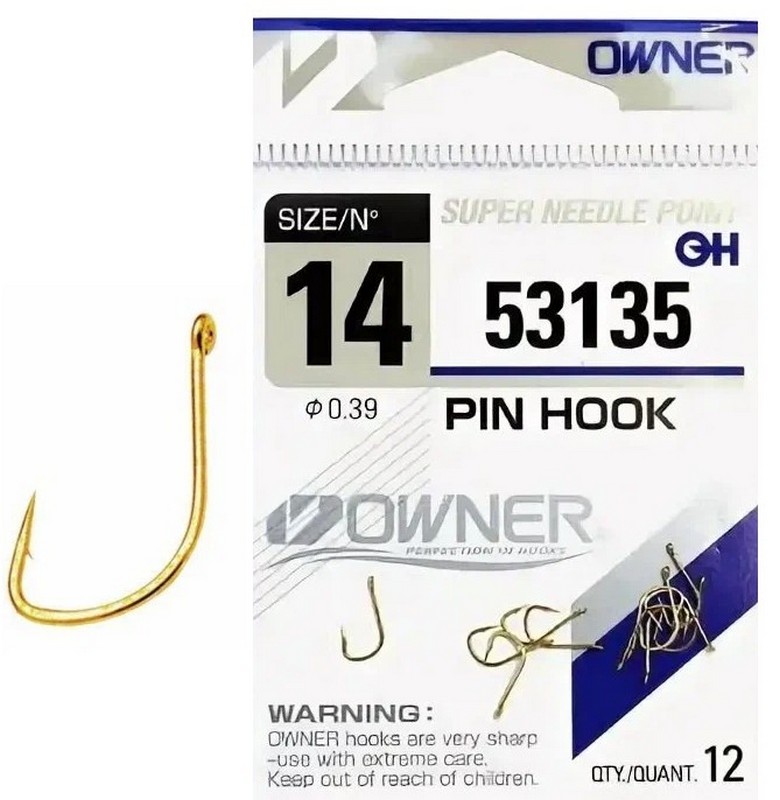 OWNER 53135 PIN HOOK GOLD