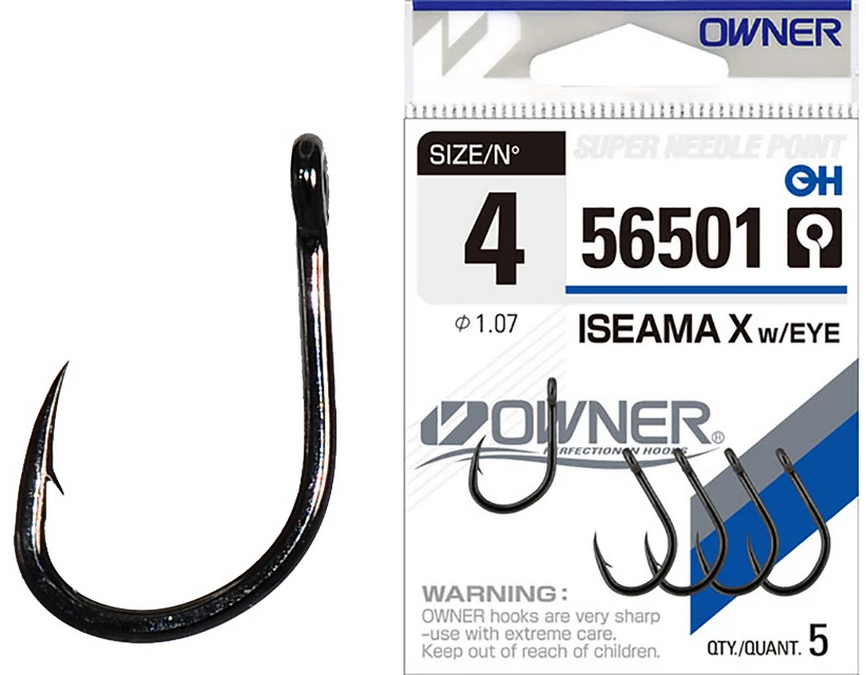 КРЮЧОК OWNER 56501 ISEAMA X HOOK