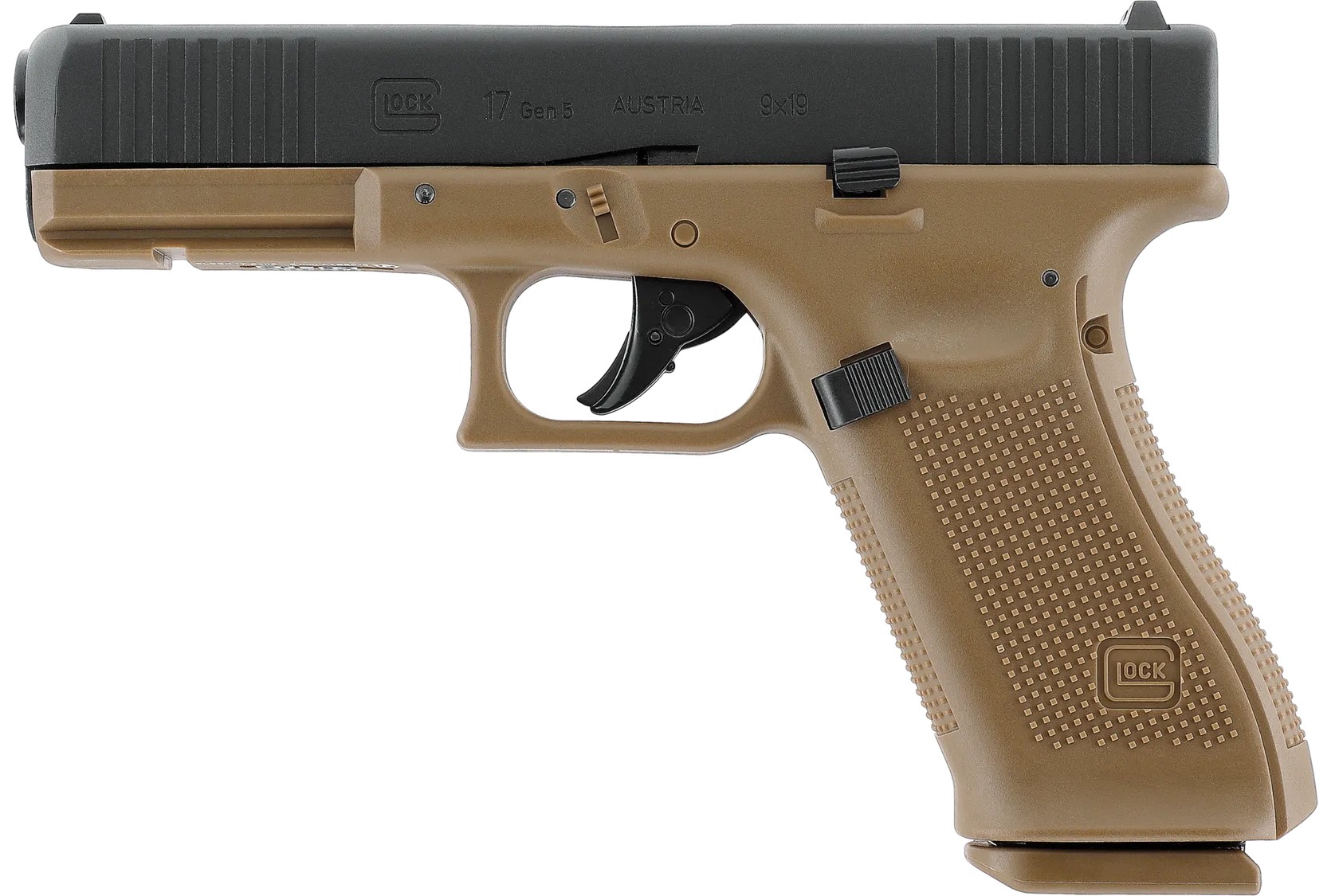 ПНЕВМАТИЧЕСКИЙ ПИСТОЛЕТ GLOCK 17 GEN5 COYOTE