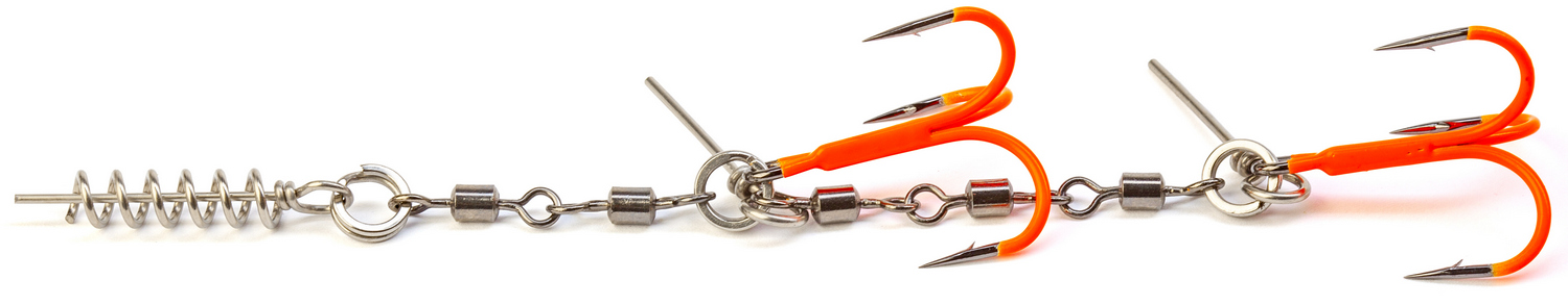 ASSERI STINGER 3,2+7,7 CM HOOK 1/0 UV-PAINT TREBLE