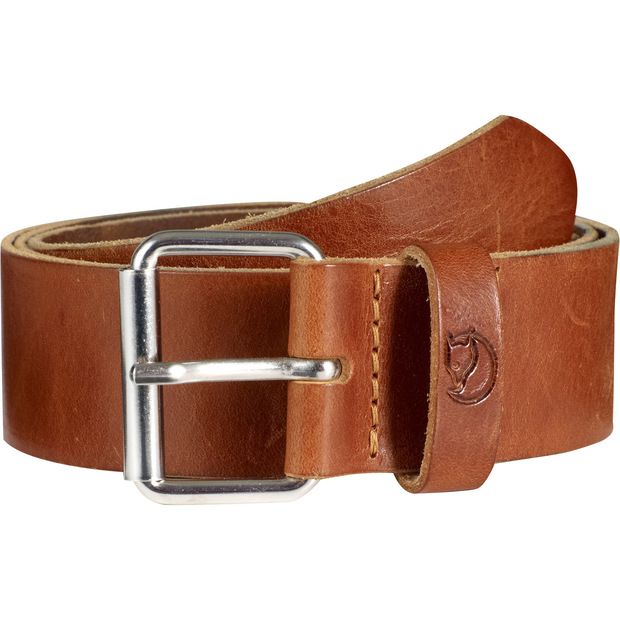 РЕМЕНЬ FJÄLLRÄVEN SINGI 4 CM LEATHER COGNAC