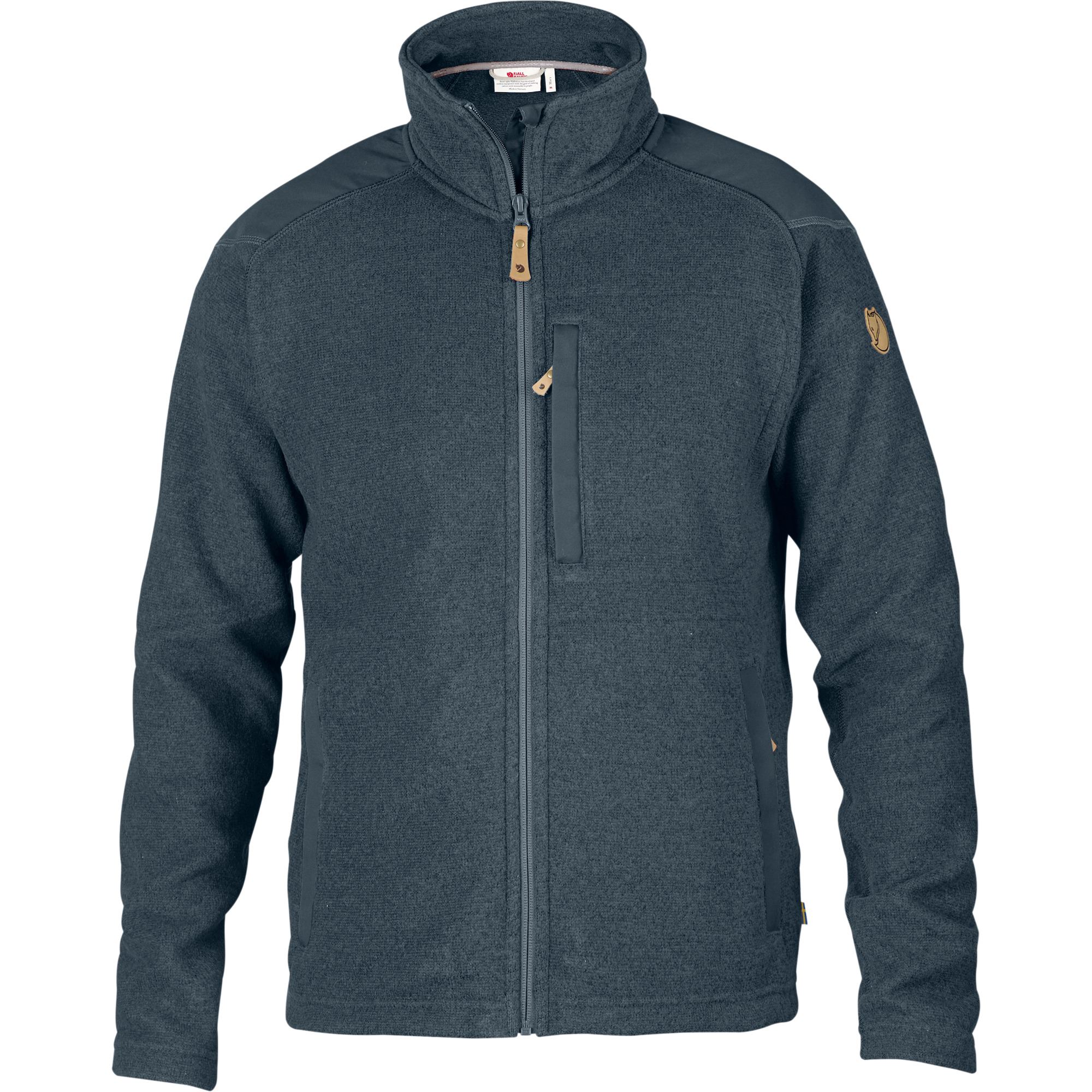 FJÄLLRÄVEN BUCK FLEECE M МУЖСКАЯ ФЛИСОВАЯ КУРТКА GRAPHITE