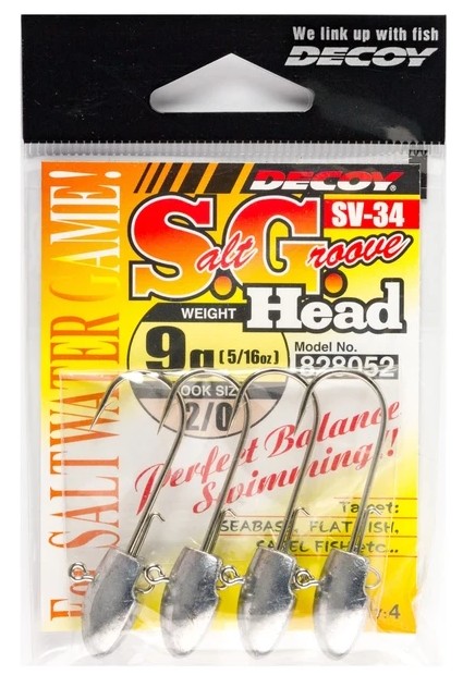 DECOY SV-34 S.G. JIG HEAD #2/0