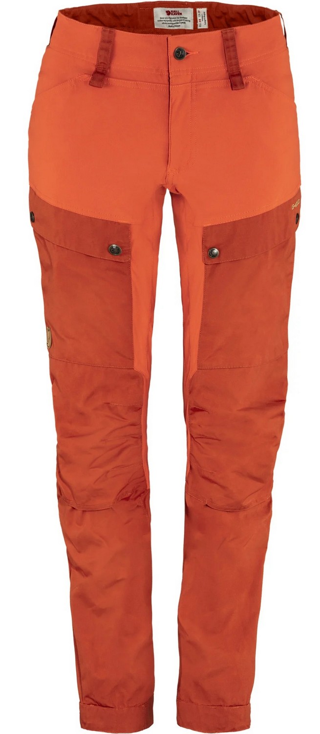БРЮКИ FJÄLLRÄVEN KEB W REGULAR CABIN RED-ROWAN RED