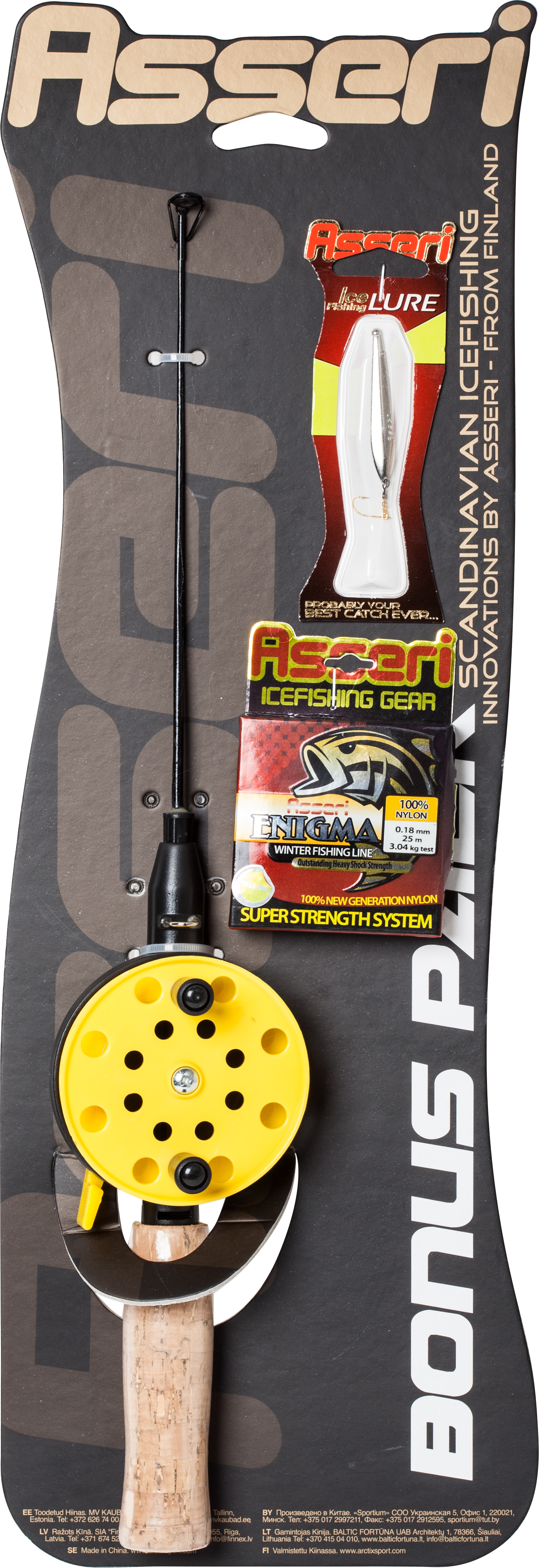 ASSERI ICE ROD SET WITH WINTER LURE