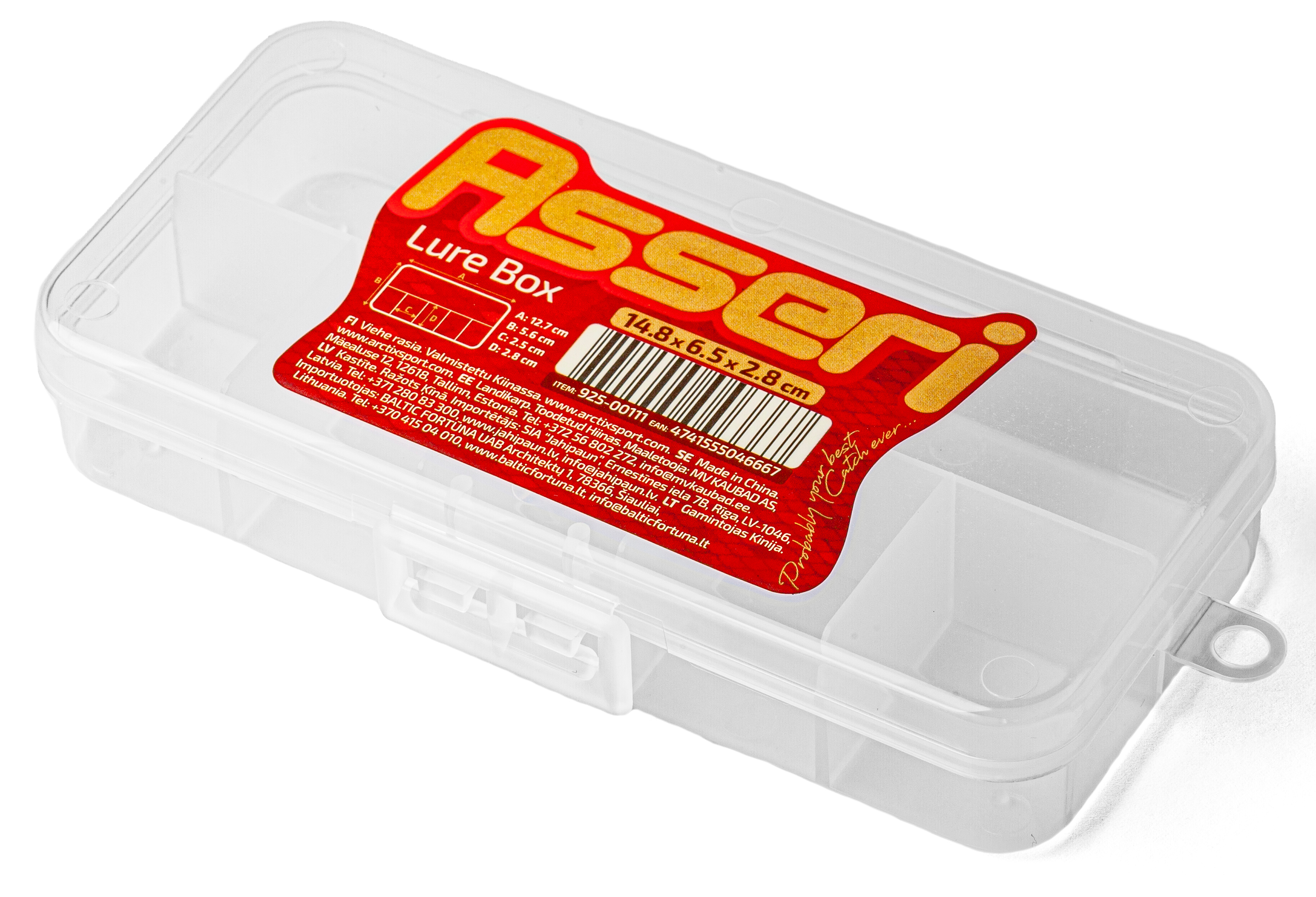 ASSERI LURE BOX 12,7x5,6x2,8 CM