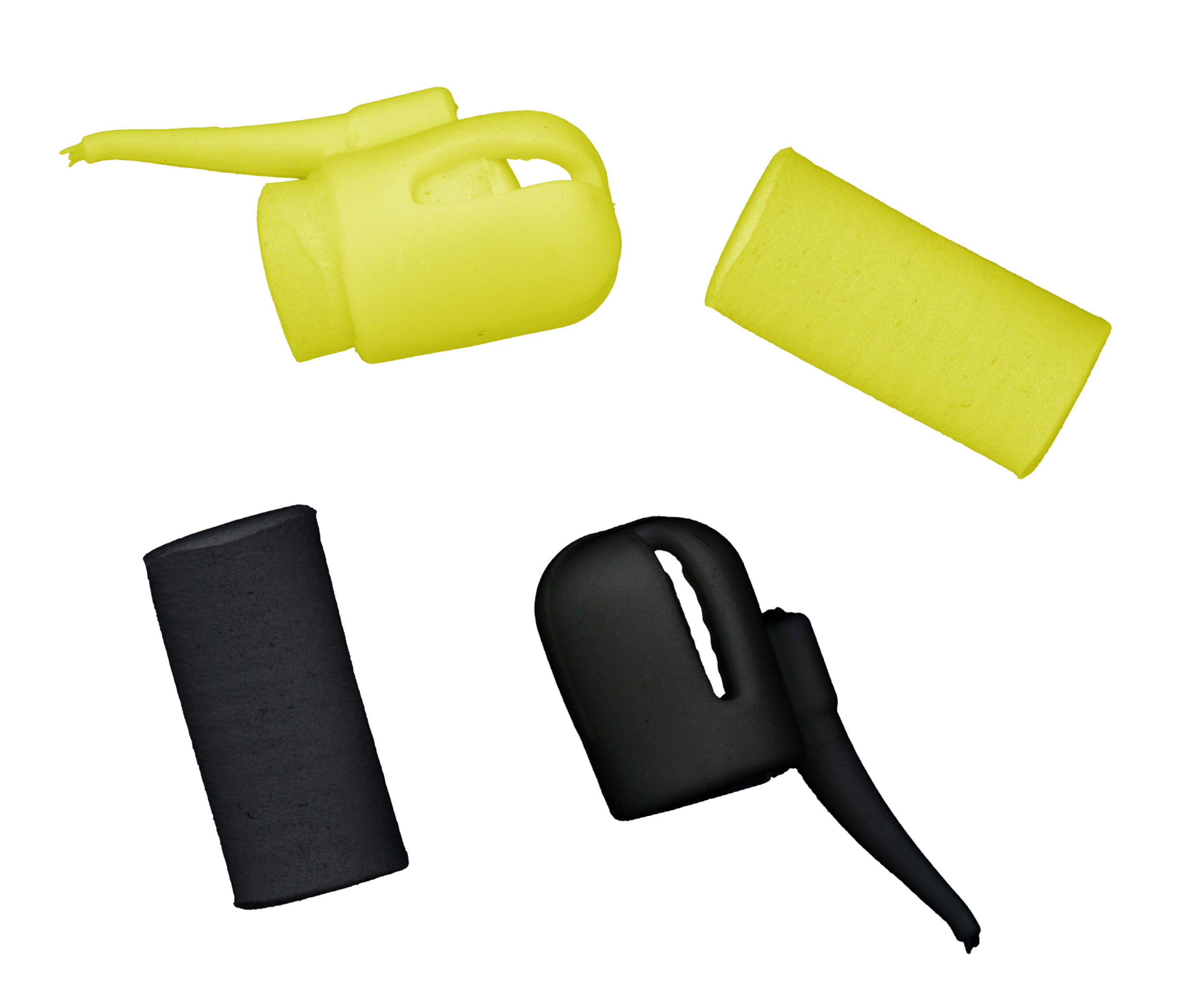 MIKADO ZIG ALIGNER SET BLACK/YELLOW 4 PCS