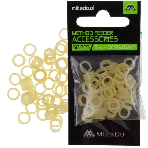 MIKADO METHOD FEEDER EXTRA HEAVY BAIT BANDS TRANSPARENT
