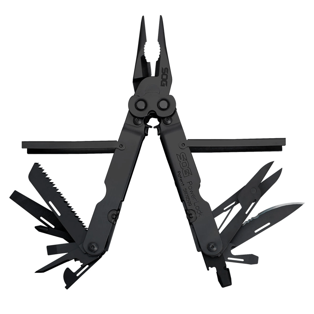 МУЛЬТИТУЛ SOG POWERLOCK BLACK С НОЖНИЦАМИ