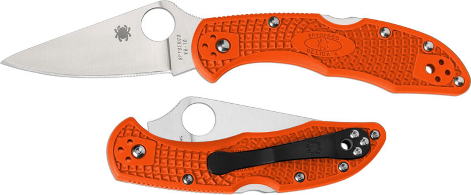 SPYDERCO DELICA 4 FLAT GROUND FOLDING KNIFE