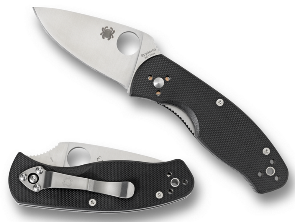 SPYDERCO PERSISTENCE G-10 PLAINEDGE FOLDING KNIFE