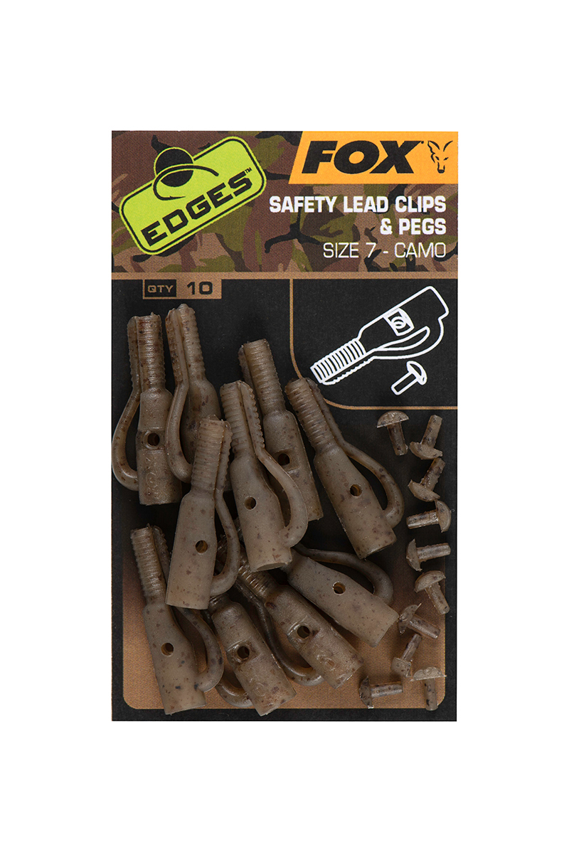 ЗАСТЕЖКИ FOX EDGES LEAD CLIP SIZE 7 CAMO