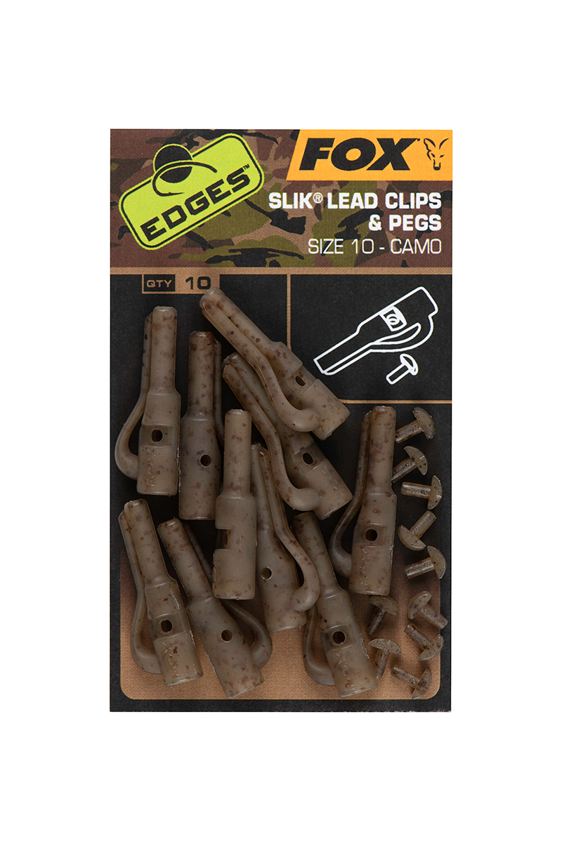 ЗАСТЕЖКИ FOX EDGES LEAD CLIP SIZE 10 CAMO