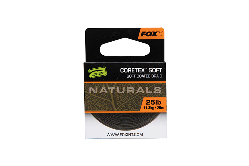ПЛЕТЕНКА SOFT COATED BRAID FOX EDGES NAT CORETEX 20 M