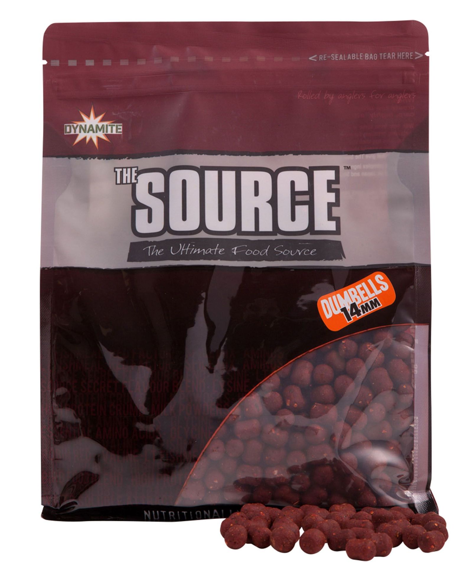 БОЙЛЫ DYNAMITE BAITS SOURCE DUMBELLS 14 MM 1 KG