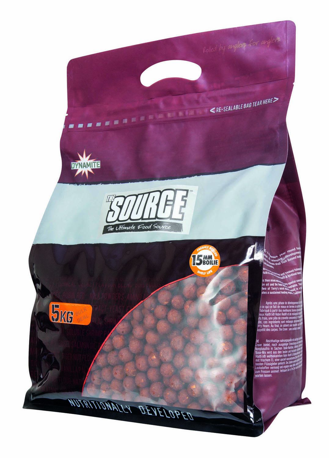 БОЙЛЫ DYNAMITE BAITS SOURCE 15 MM 5 KG