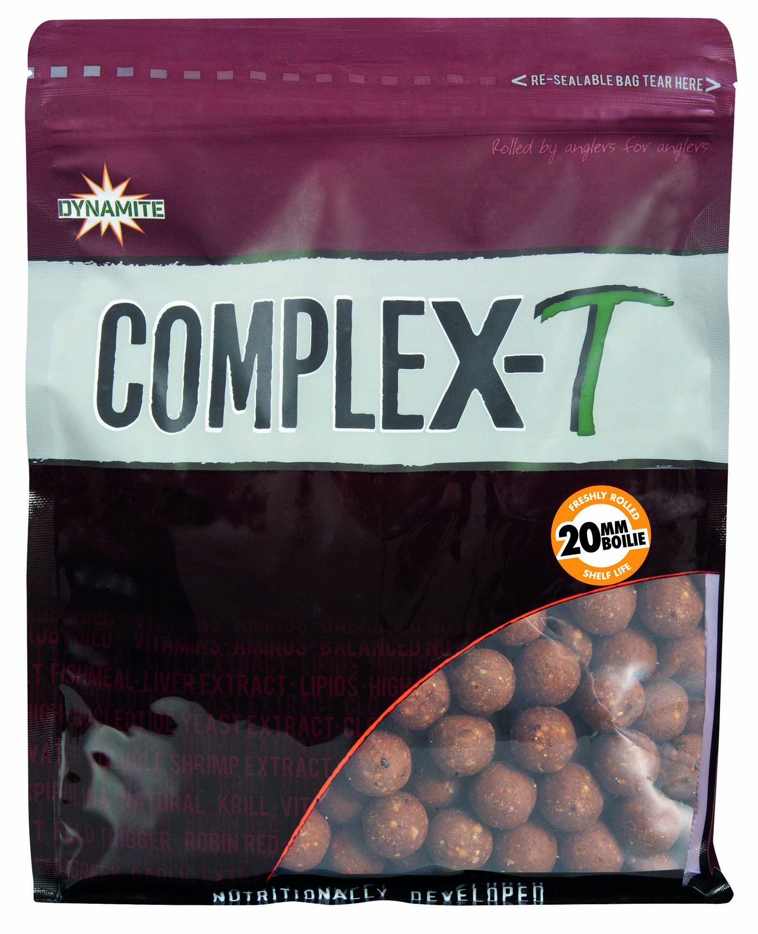 БОЙЛЫ DYNAMITE BAITS COMPLEX-T 20 MM 1 KG