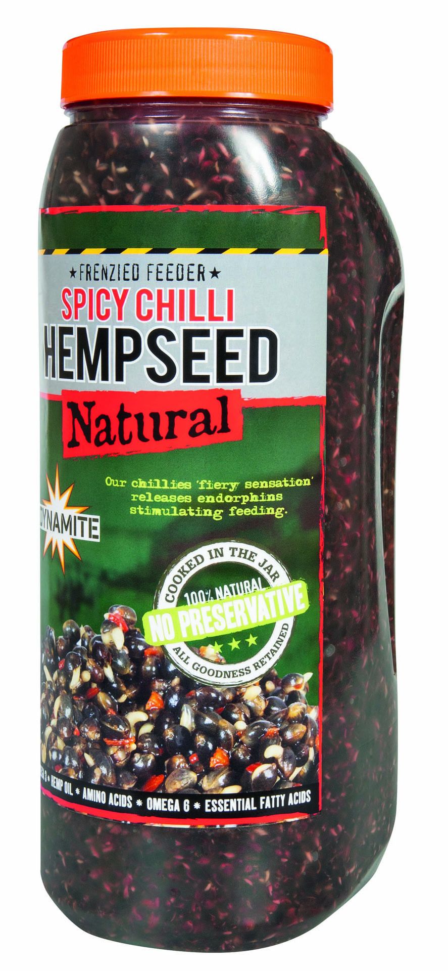ДОБАВКА К ПРИКОРМКЕ DYNAMITE BAITS FRENZIED CHILLI HEMPSEED 2,5 L