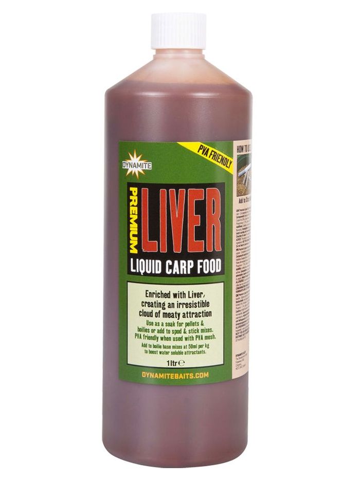 СИРОП ДЛЯ ПРИКОРМКИ DYNAMITE BAITS LIQUID CARP FOOD LIVER 1 L