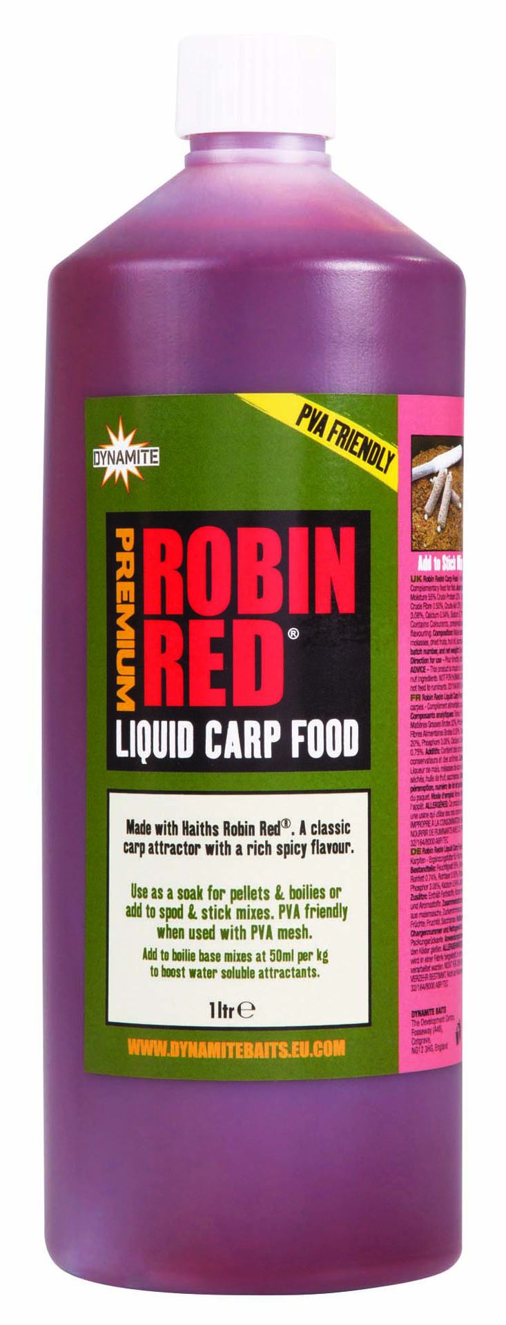 СИРОП ДЛЯ ПРИКОРМКИ DYNAMITE BAITS LIQUID CARP FOOD ROBIN RED 1 L