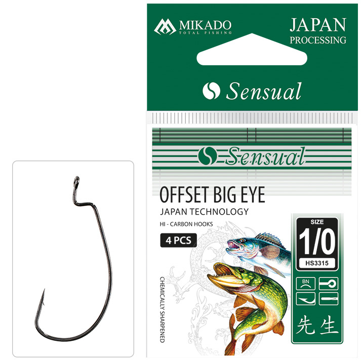 ОФСЕТНЫЕ КРЮЧКИ MIKADO SENSUAL OFFSET BIG EYE