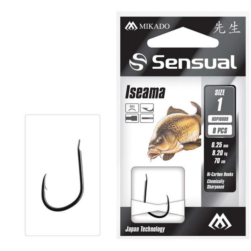 MIKADO SENSUAL ISEAMA HOOK WITH LEADER BN 10 PCS