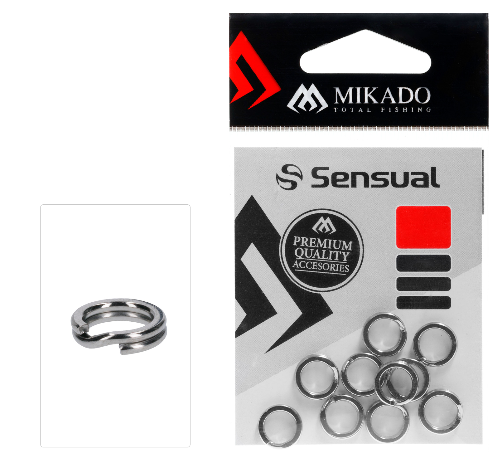MIKADO SPLIT RINGS 10 PCS