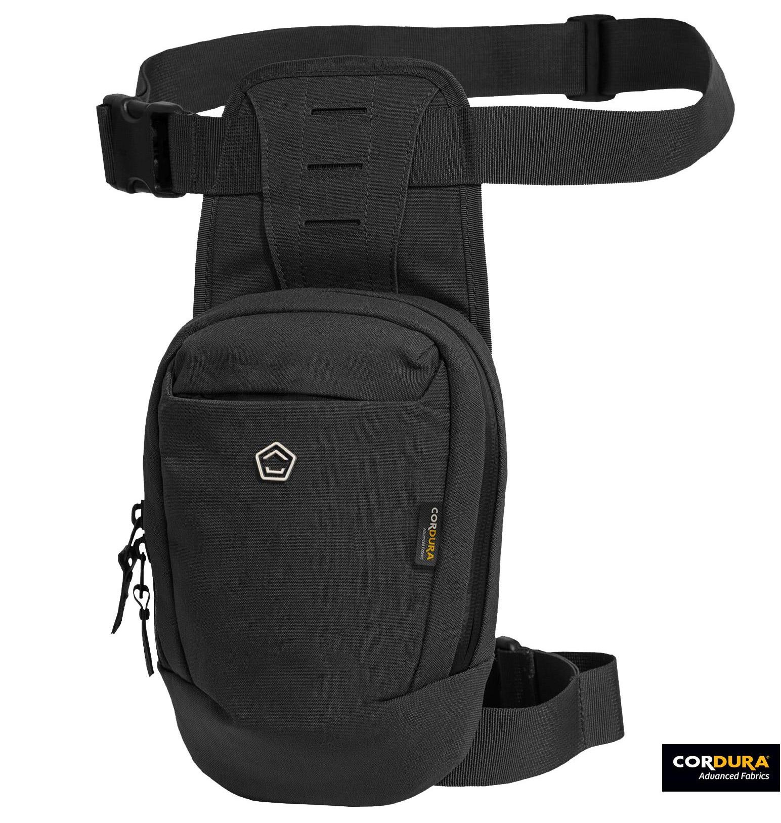 СУМКА PENTAGON CONSUL THIGH BLACK