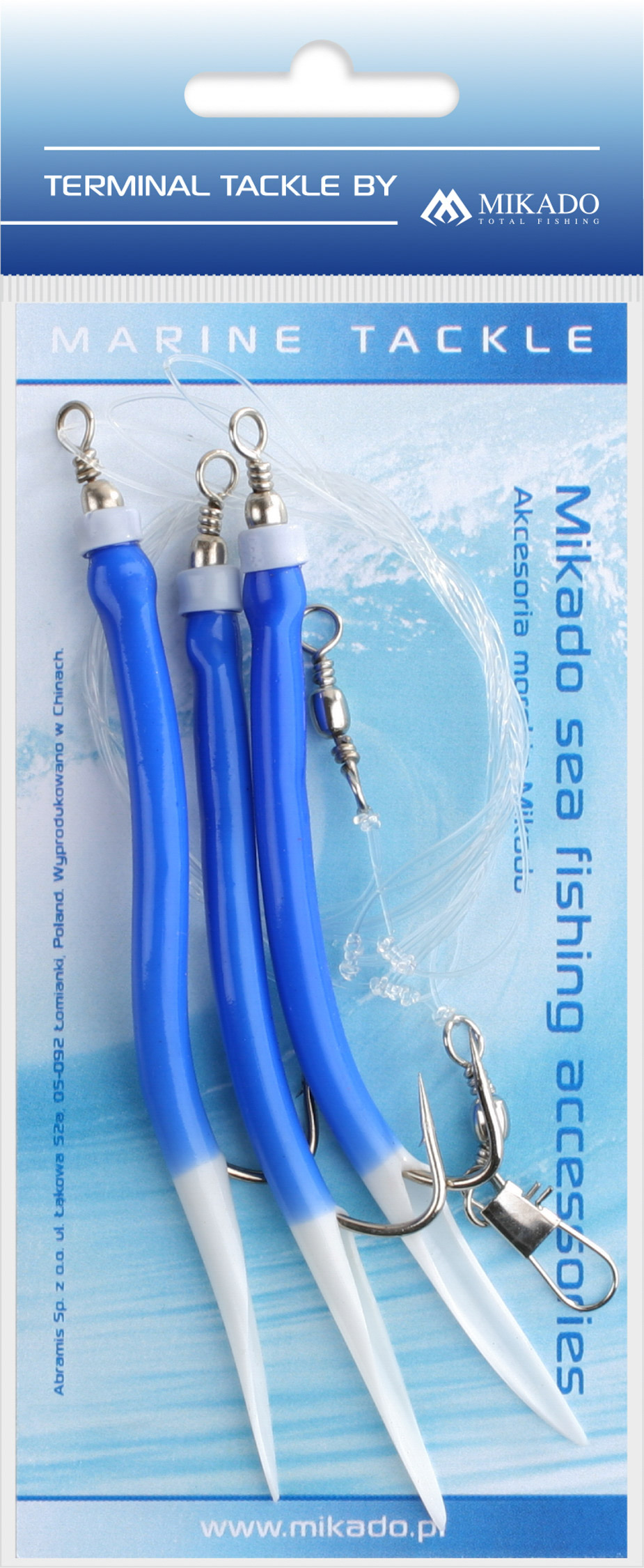 MIKADO GUMMI MAKK RIG SEA SET 3x4/0
