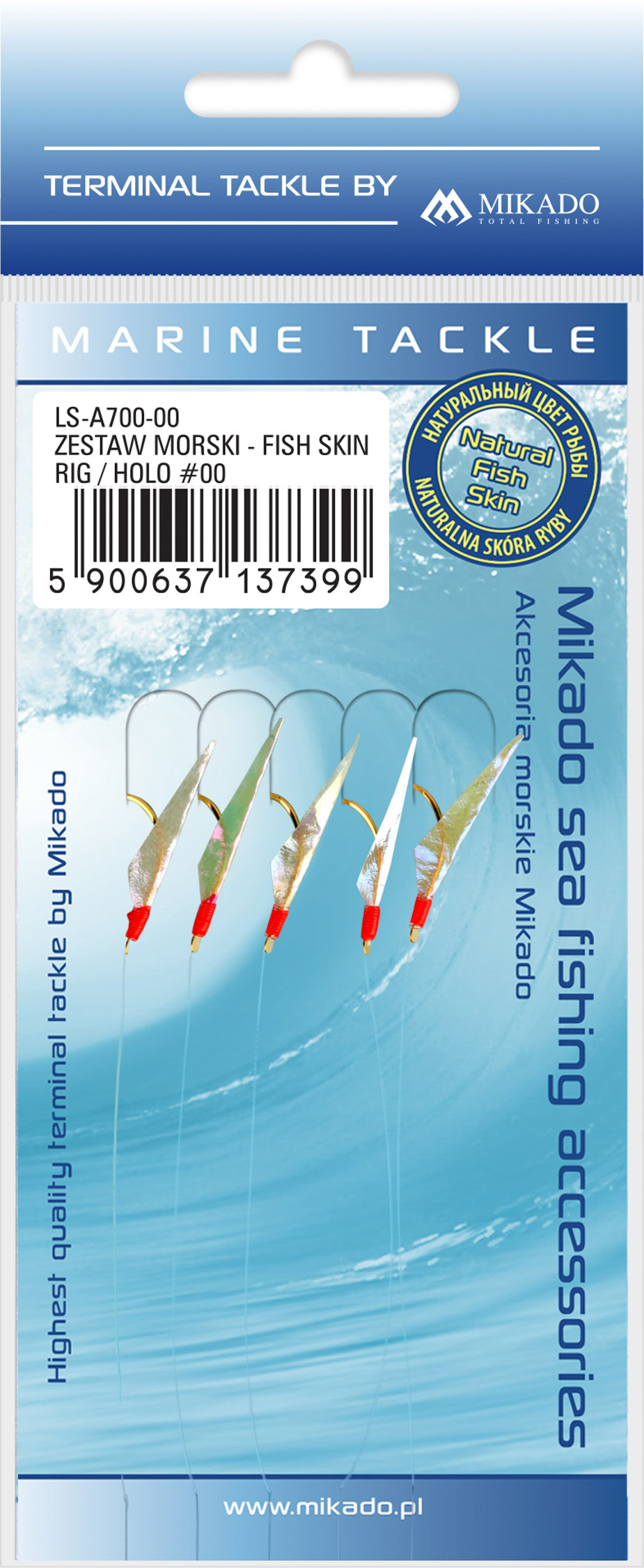 MIKADO FISH SKIN RIG SEA SET #8