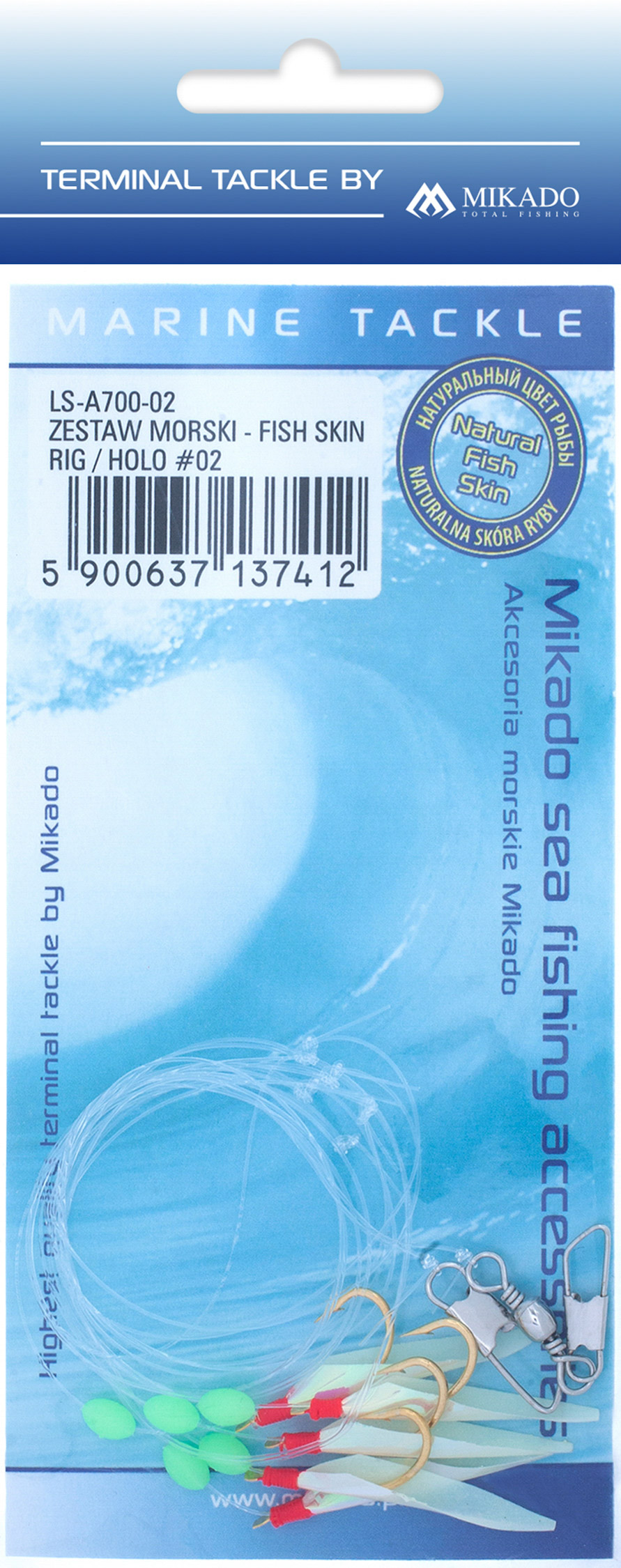 MIKADO FISH SKIN RIG SEA SET #4