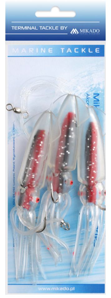 MIKADO  SQUID RIG 12 CM 3 X 6/0 1 PCS