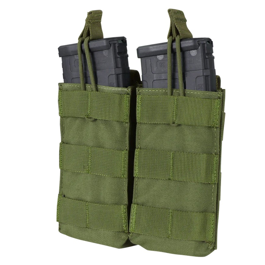 КАРМАН ДЛЯ МАГАЗИНА CONDOR DOUBLE M4/M16 OPEN TOP OLIVE DRAB
