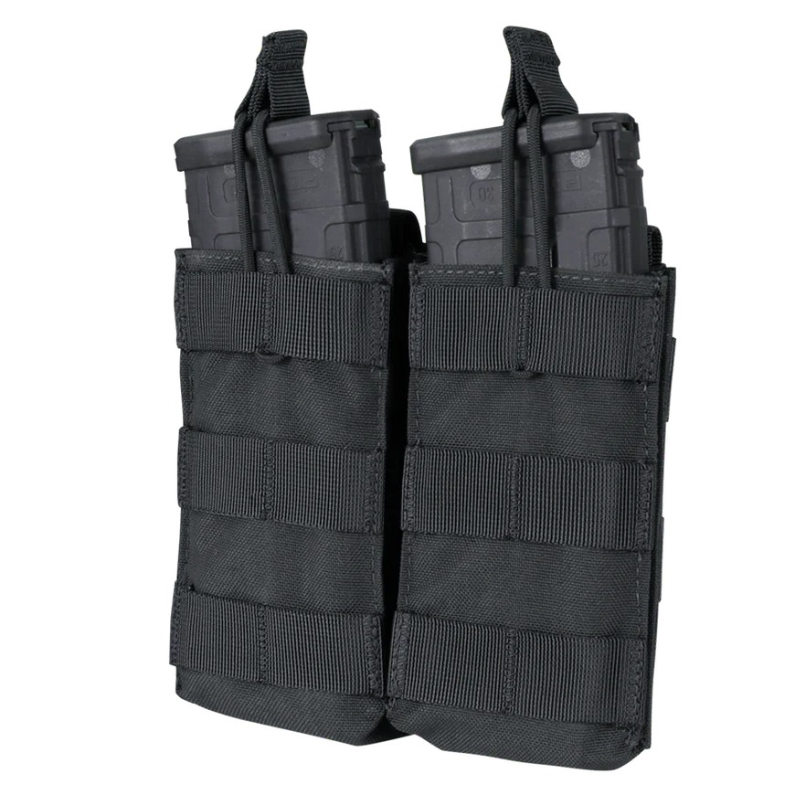 КАРМАН ДЛЯ МАГАЗИНА CONDOR DOUBLE M4/M16 OPEN TOP BLACK