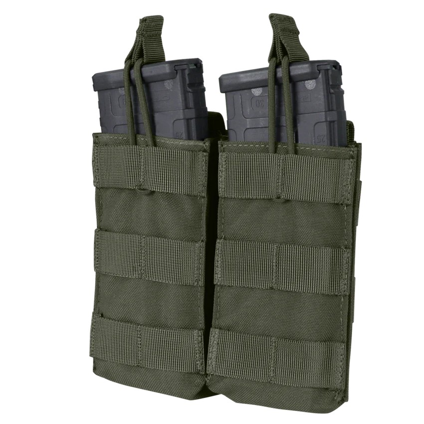 КАРМАН ДЛЯ МАГАЗИНА CONDOR DOUBLE M4/M16 OPEN TOP RANGER GREEN