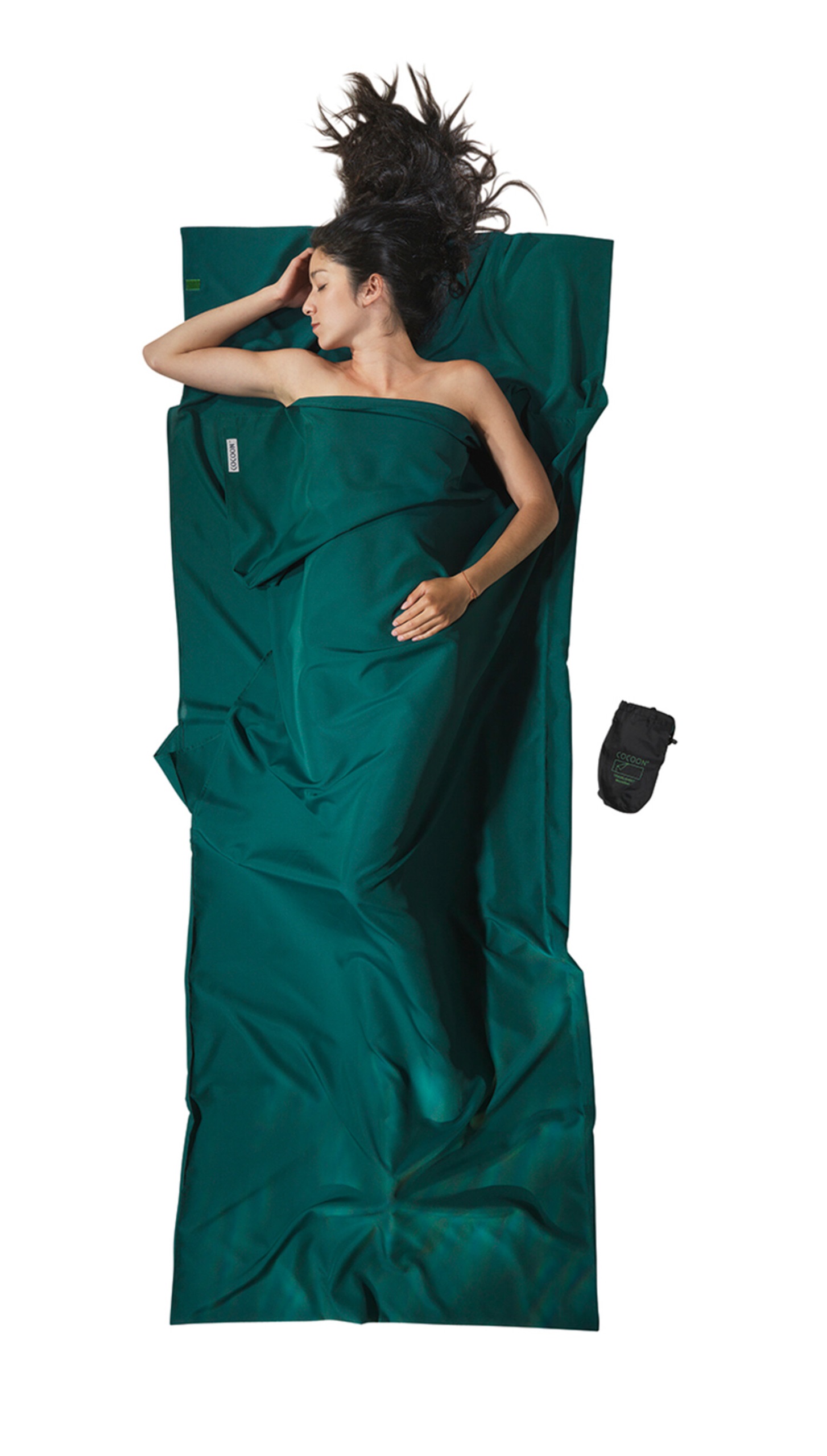 ПОХОДНАЯ ПРОСТЫНЯ COCOON TRAVELSHEET MICROFIBER MOSS GREEN