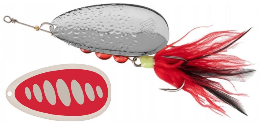Silver/Red